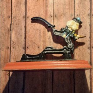 Vintage Cast Iron Nutcracker Soldier